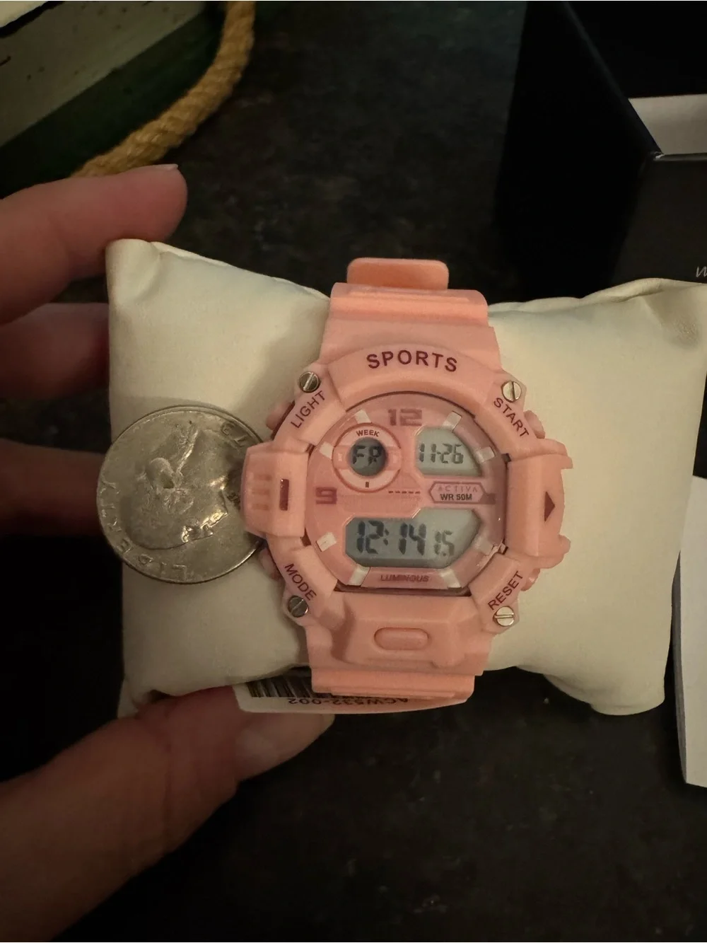 Activa Pink 'SPORTS' Digital Sport Watch